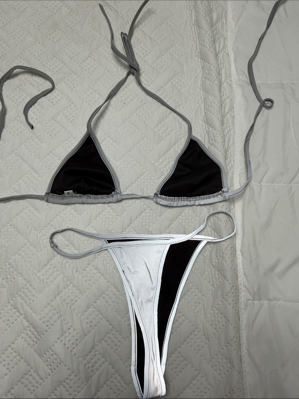 Reflective Triangle Bikini Set - Picture 2 of 4